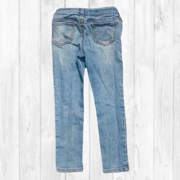 Cat & Jack Super Skinny Embroidered Kitten Jeans (Girls 5) - Picture 3 of 4